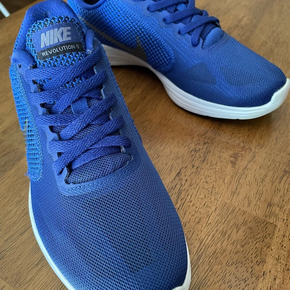 Nike Revolution 3 Men's Blue Running Shoes - Picture 1 of 7